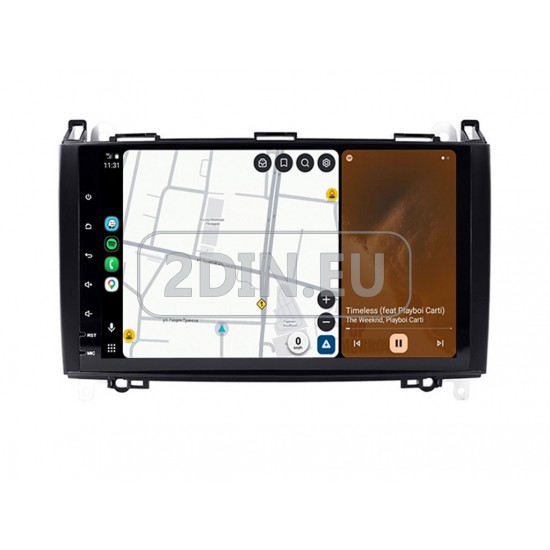 MERCEDES W169, W245, VIANO, VITO - МУЛТИМЕДИЯ / НАВИГАЦИЯ android 16 + CARPLAY